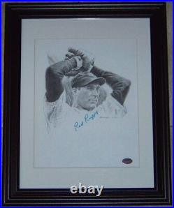 SALE! Red Ruffing Signed Autographed Framed Baseball Litho Photo SGC COA