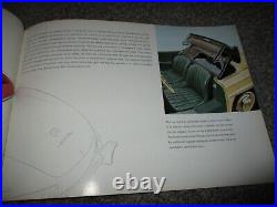 Ultra Rare 1957 Mercedes-Benz 300 SL Roadster showroom sales brochure original