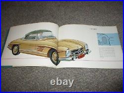 Ultra Rare 1957 Mercedes-Benz 300 SL Roadster showroom sales brochure original