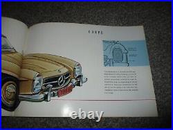 Ultra Rare 1957 Mercedes-Benz 300 SL Roadster showroom sales brochure original