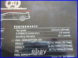 Ultra Rare Lamborghini Diablo SE30 Anniversary Coupe factory sales brochure