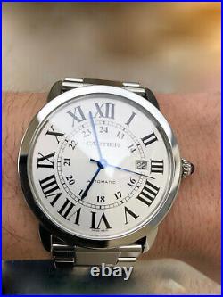 Very Rare First Edition 3517 Cartier Ronde Solo W6701011 42 mm of 2013