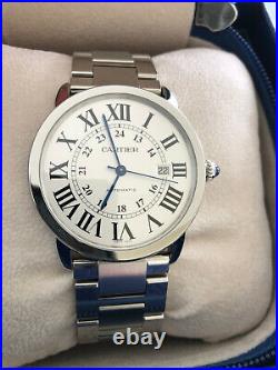 Very Rare First Edition 3517 Cartier Ronde Solo W6701011 42 mm of 2013