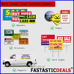 Vinyl Banner Multiple Sizes Lowest Price Guarantee Advertising Printing Business