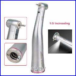 Yabangbang Dental LED 15 Fiber Optic Contra Angle Handpiece Fit NSK Red Ring US